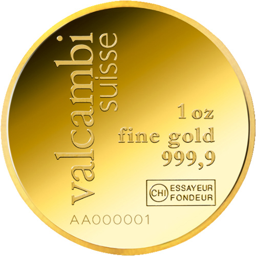 Buy 1 oz Valcambi Gold Round (1)