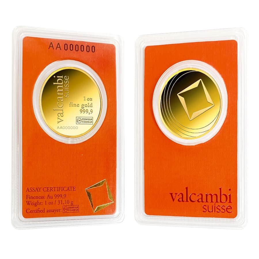 Buy 1 oz Valcambi Gold Round (3)