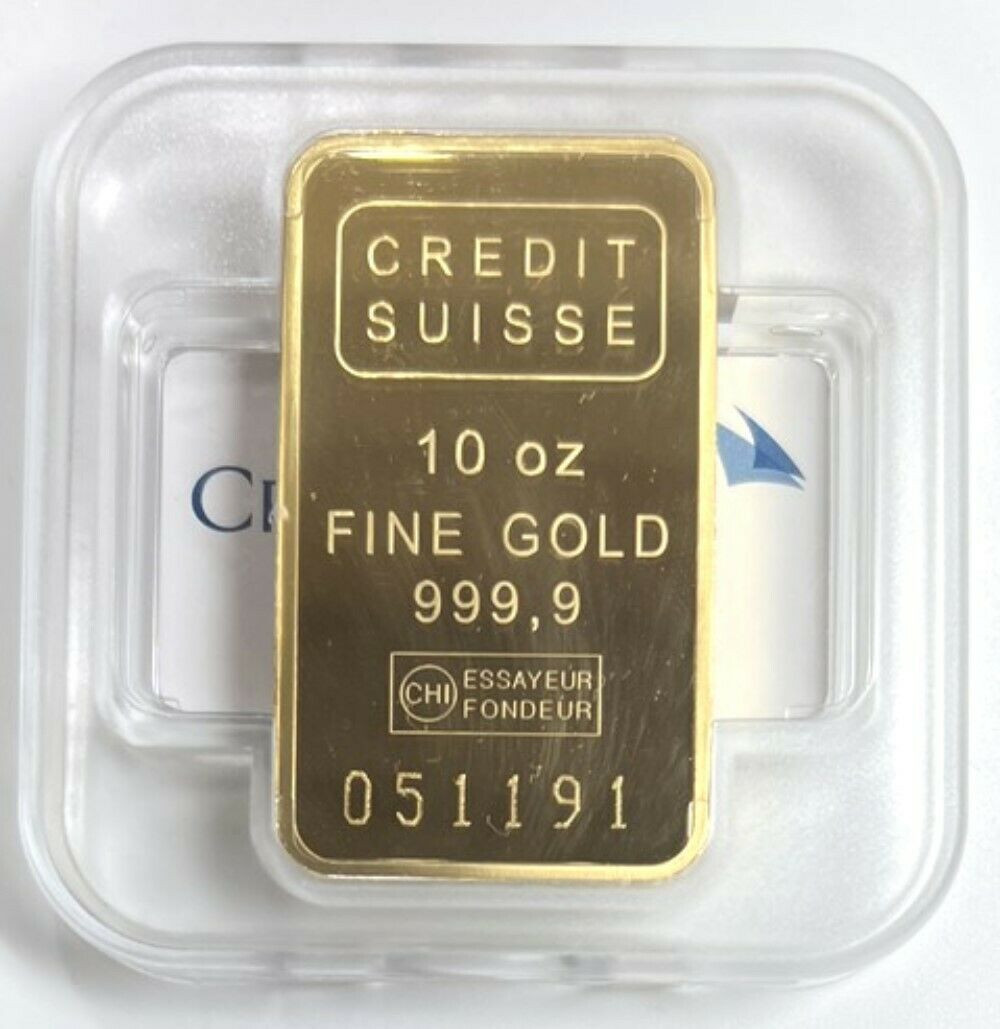 Buy 10 oz Credit Suisse Gold Bar