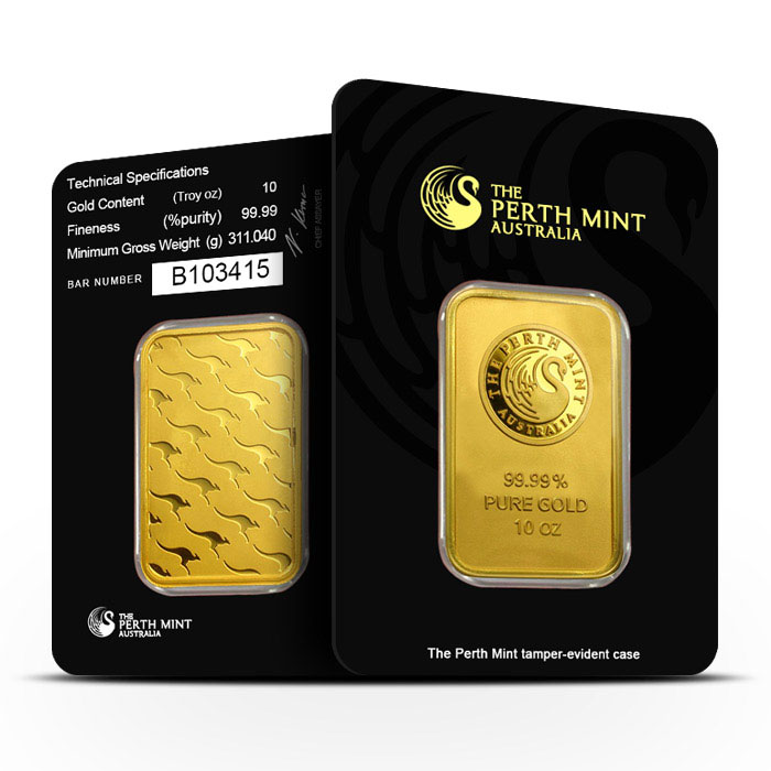 Buy 100 Gram Perth Mint Gold Bar