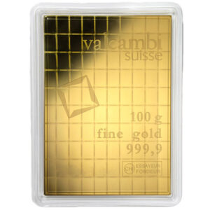 Buy 100 Gram Valcambi Gold CombiBar (100x1g w/Assay)