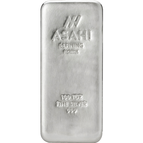 Buy 100 oz Asahi Florida Silver Bar