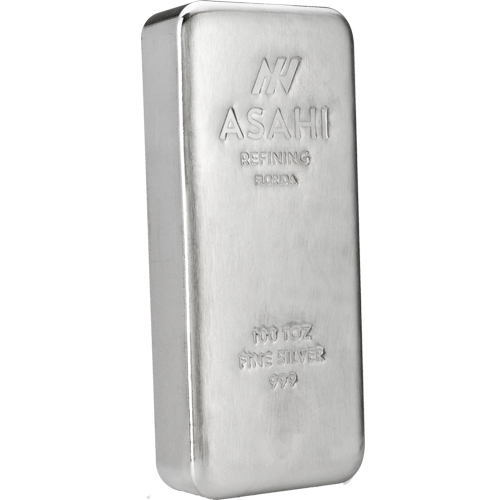 Buy 100 oz Asahi Florida Silver Bar (2)