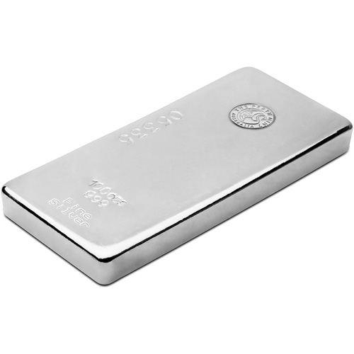 Buy 100 oz Perth Mint Cast Silver Bar (2)