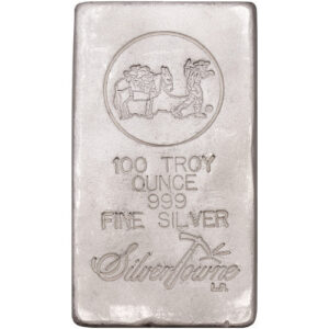 Buy 100 oz SilverTowne Poured Silver Bar (New)