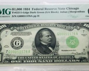 1934 $1000 Federal Reserve Not