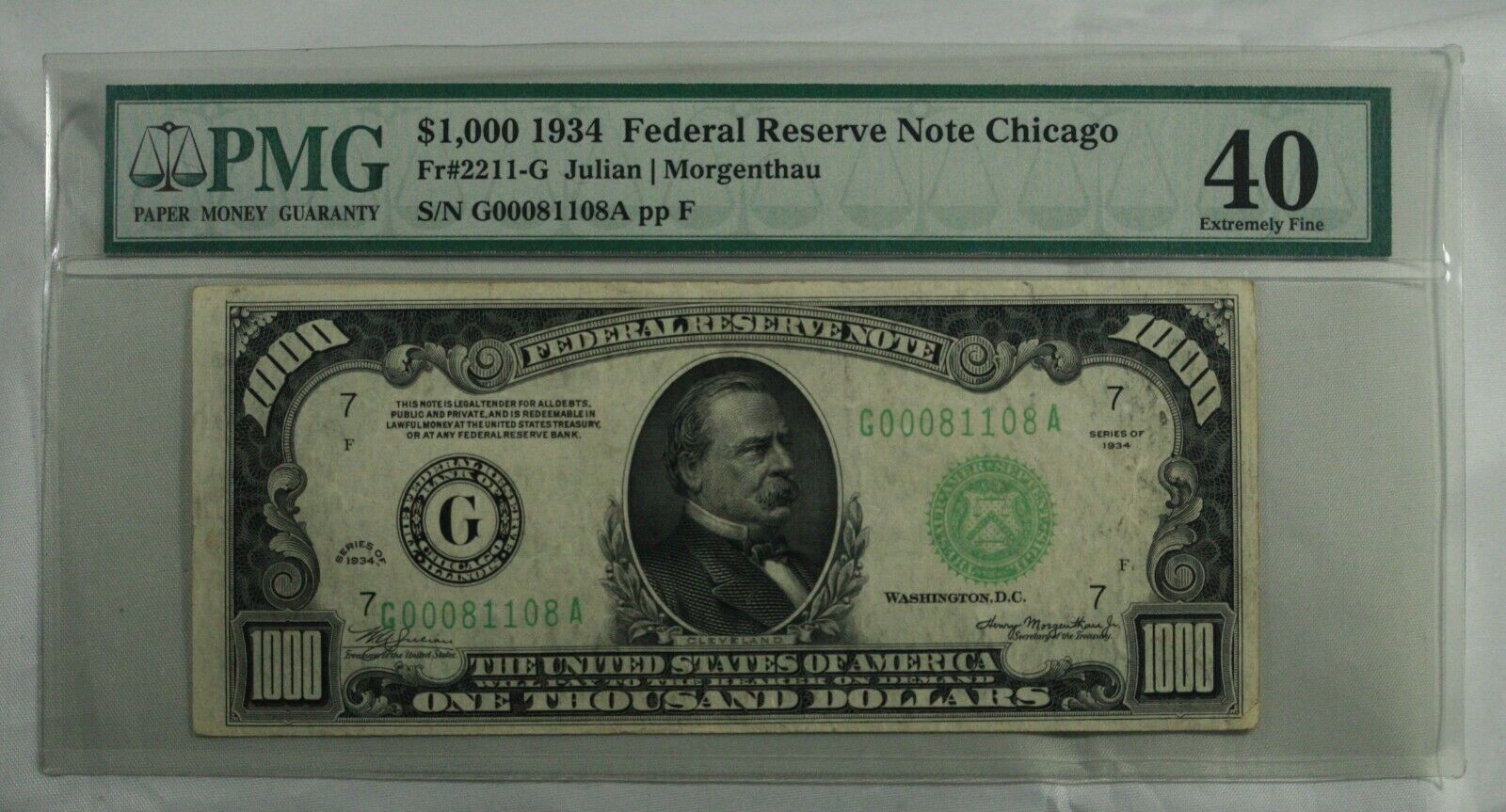 Buy 1934 $1000 Federal Reserve N