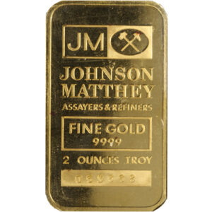 Buy 2 oz Johnson Matthey Gold Bar (Secondary Market)