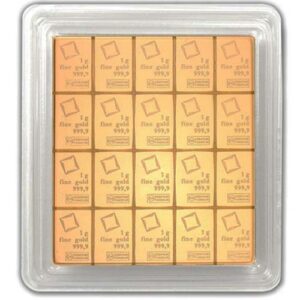 Buy 20 Gram Valcambi Gold CombiBar (20x1g w/ Assay)