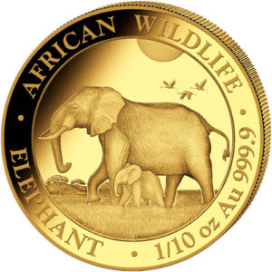 Buy 2022 1/10 oz Somalia Gold Elephant