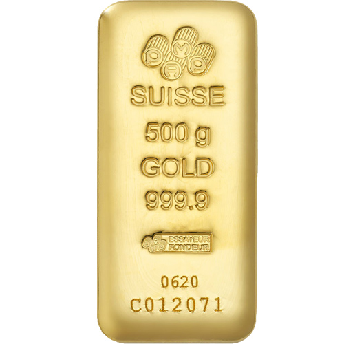Buy 500 Gram PAMP Suisse Gold Bar