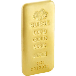 Buy 500 Gram PAMP Suisse Gold Bar (New, Cast w/ Assay)