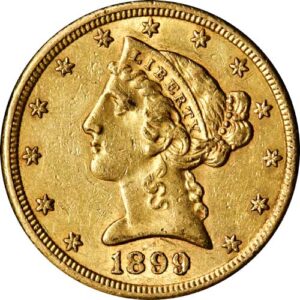 Pre-33 $5 Liberty Gold Half Eagle Coin