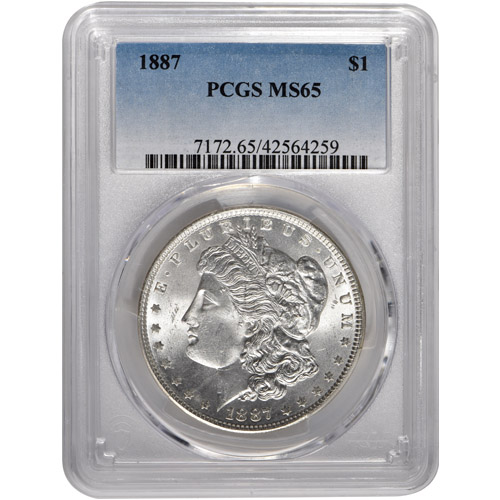 Morgan Silver Dollar 5-Coin Set PCGS MS65 (1878-1904) (3)
