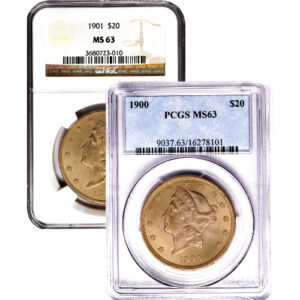 33 $20 Liberty Gold Double Eagle Coin