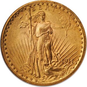 33 $20 Saint Gaudens Gold Double Eagle