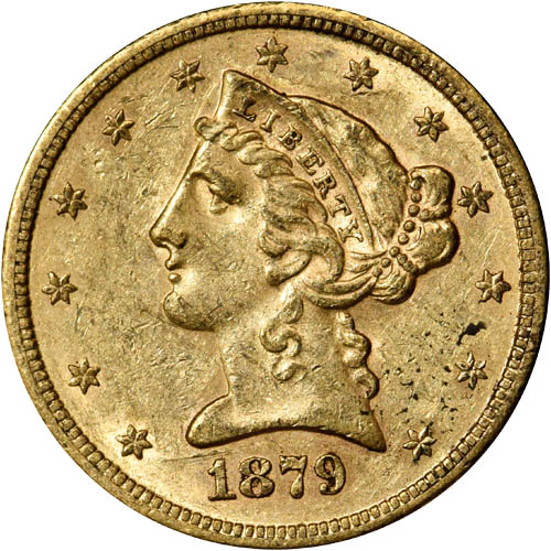 Pre-33 $5 Liberty Gold Half Eagle 4-Coin Set (1838-1899, XF+) (4)