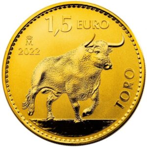 1 oz Gold El Toro Spanish Bull Coin