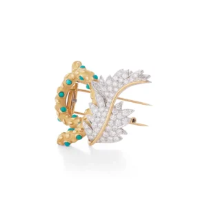 Buy Diamond and Turquoise brooch – Jean Schlumberger for Tiffany & Co.