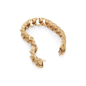 Gold Ribbon Curb Link Bracelet For Sale – Tiffany & Co.