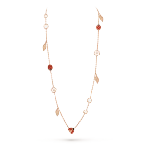 Lucky Spring long necklace, 15 motifs