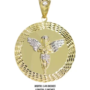 Buy 10K Gold Angel Pendant | 5.3 Grams