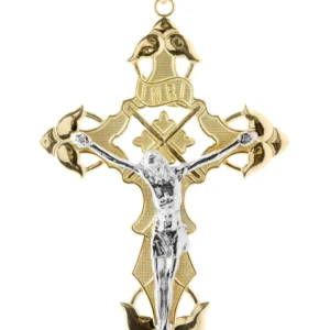10K Gold Cross / Crucifix Pendant | 15.1 Grams