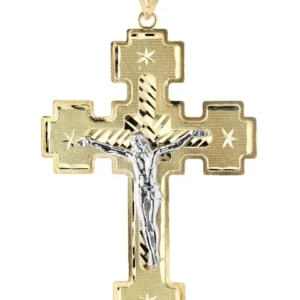 10K Gold Cross / Crucifix Pendant | 7.1 Grams