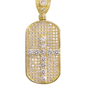 Buy 10K Gold Dog Tag Pendant Online | 7 Grams