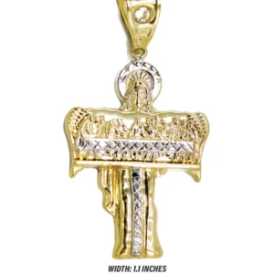 10K Gold Jesus Last Supper Pendant | 3.6 Grams