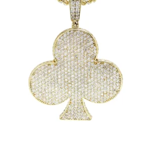 10K Yellow Gold Clover Necklace | Appx. 18.31 Grams