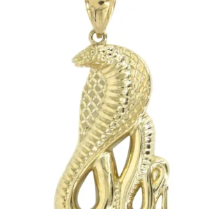 10K Yellow Gold Cobra Necklace | Appx. 21.7 Grams