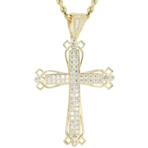 10K Gold Cross Necklace For Sale | Appx. 14.3 Grams