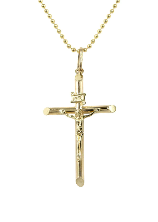 10K-Yellow-Gold-Dog-Tag-Cross-Crucifix-Necklace-2.webp