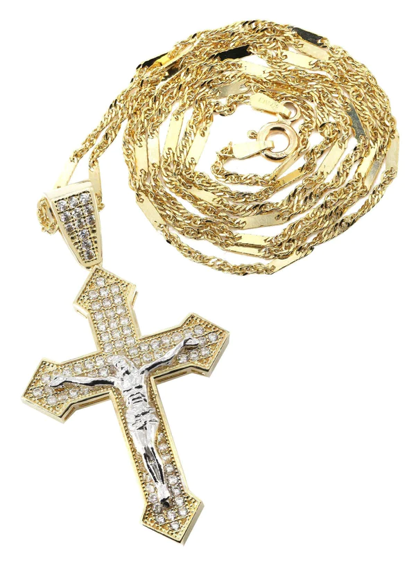 10K-Yellow-Gold-Fancy-Link-Gold-Cross-Crucifix-Necklace-1.webp