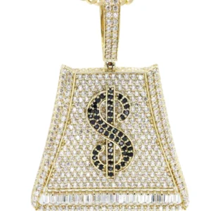 10K Yellow Gold Money Bag Necklace | Appx. 20 Grams