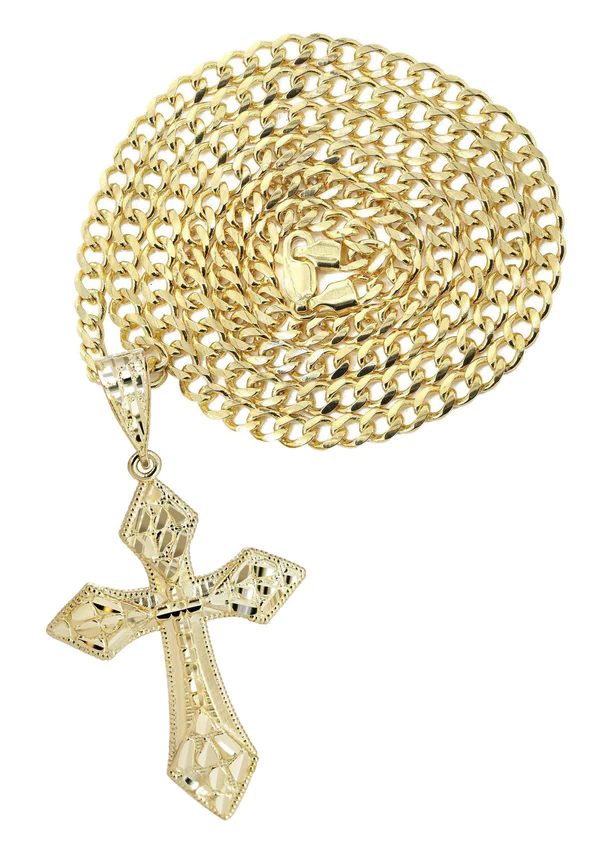 10K-Yellow-Gold-Nugget-Cross-Necklace-1-1.webp