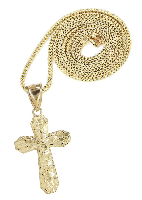 10K-Yellow-Gold-Nugget-Cross-Necklace-1.webp