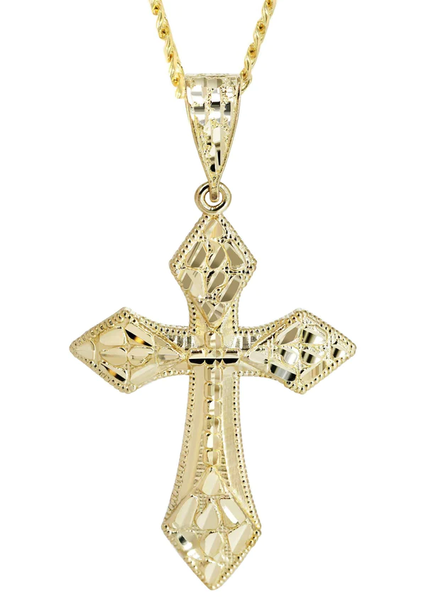 10K-Yellow-Gold-Nugget-Cross-Necklace-2-1.webp