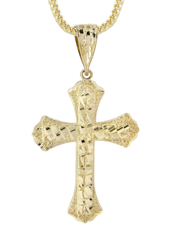 10K-Yellow-Gold-Nugget-Cross-Necklace-2-2.webp
