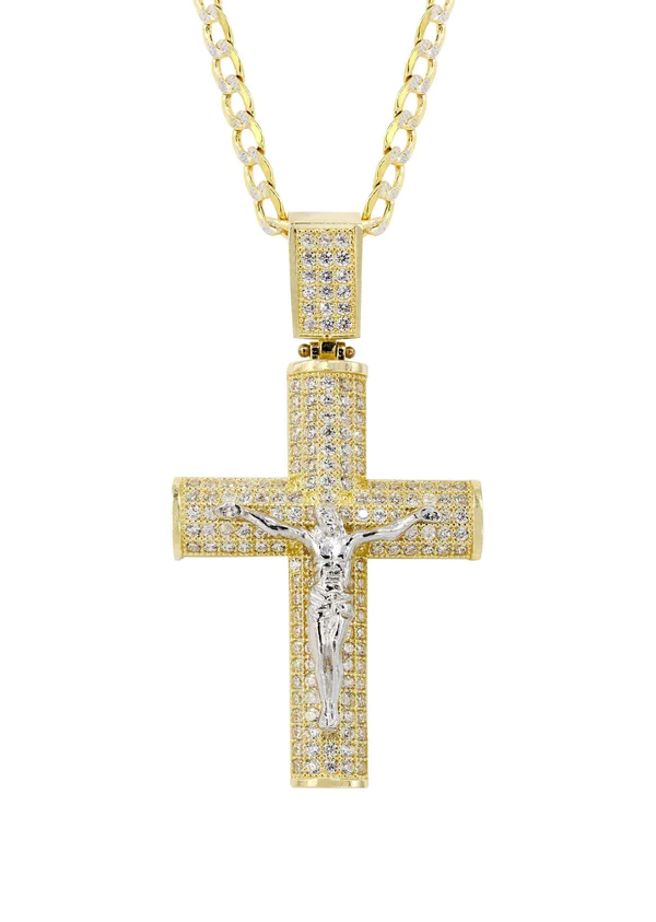 10K-Yellow-Gold-Pave-Cross-Crucifix-Necklace-2.webp
