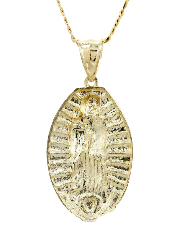 10K-Yellow-Gold-Pave-Virgin-Mary-Piece-Chain-2.webp