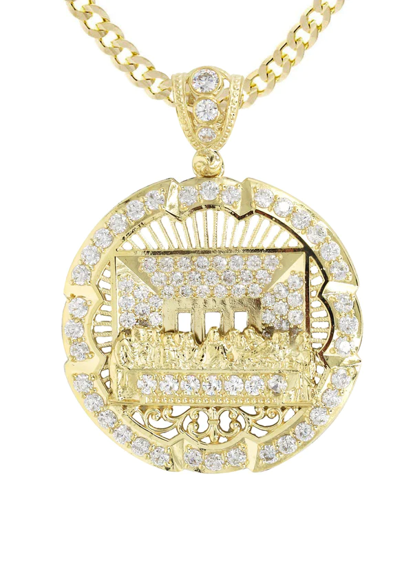 10K-Yellow-Gold-Round-Cz-Last-Supper-Necklace-2.webp