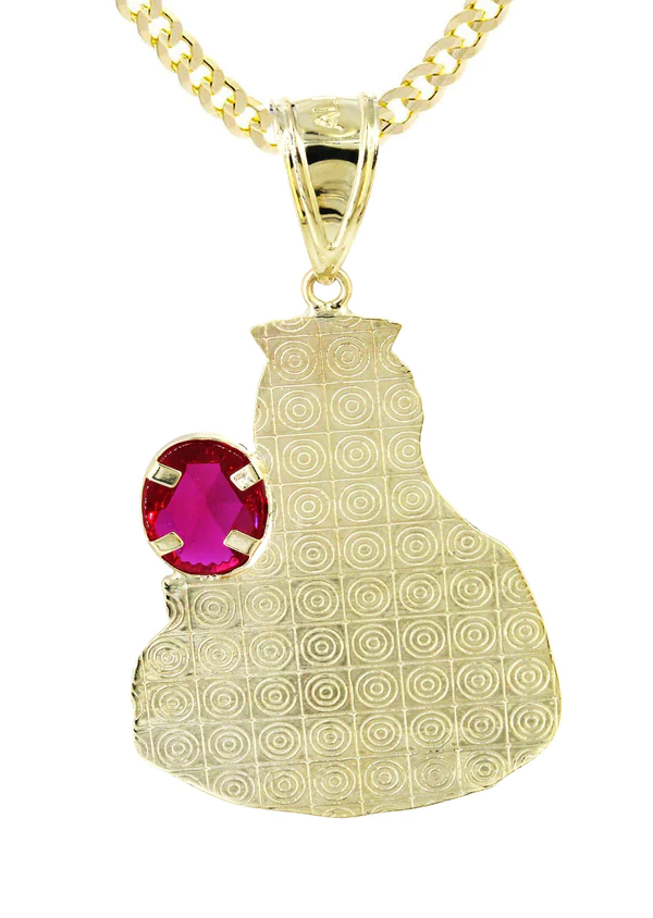 10K-Yellow-Gold-Saint-Barbara-Necklace-with-Ruby-Stone-3.webp