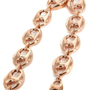 14K Rose Gold Bracelet Gucci Style