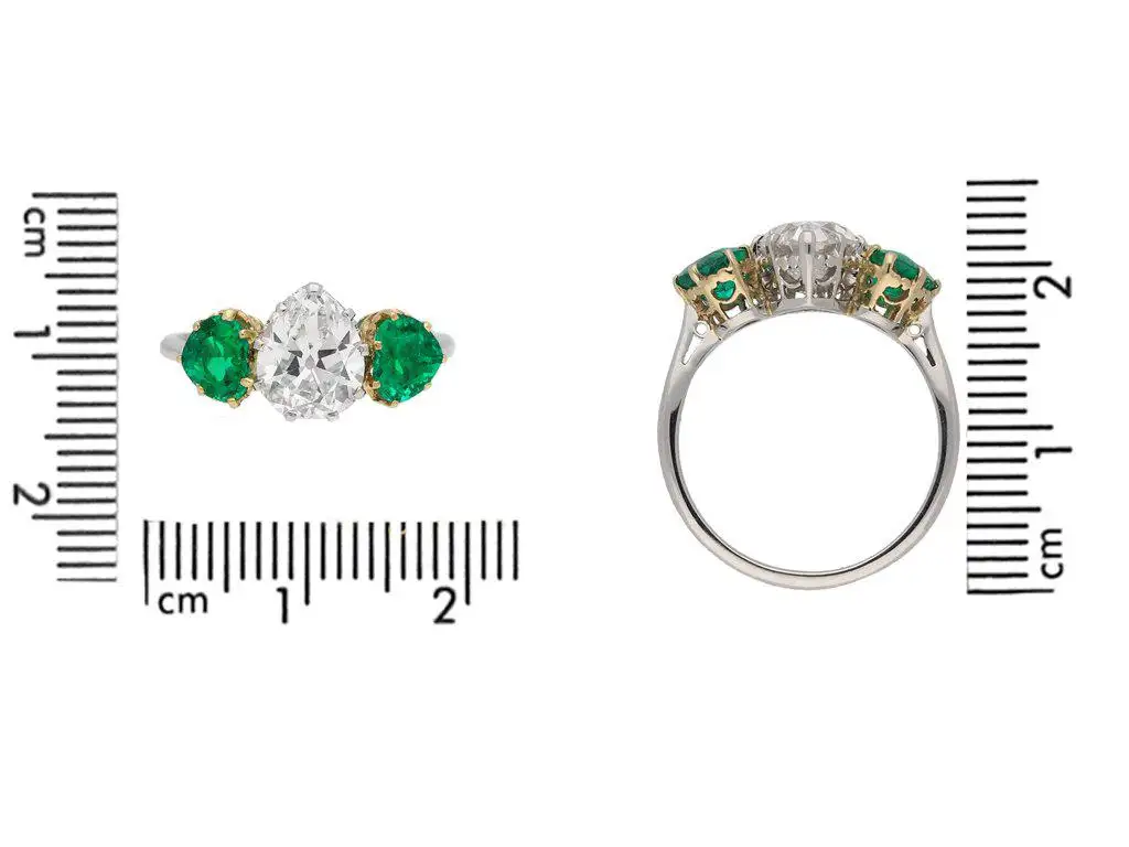 1920s-Drop-Shape-Natural-Unenhanced-Emerald-Old-Mine-Diamond-Ring-5.webp