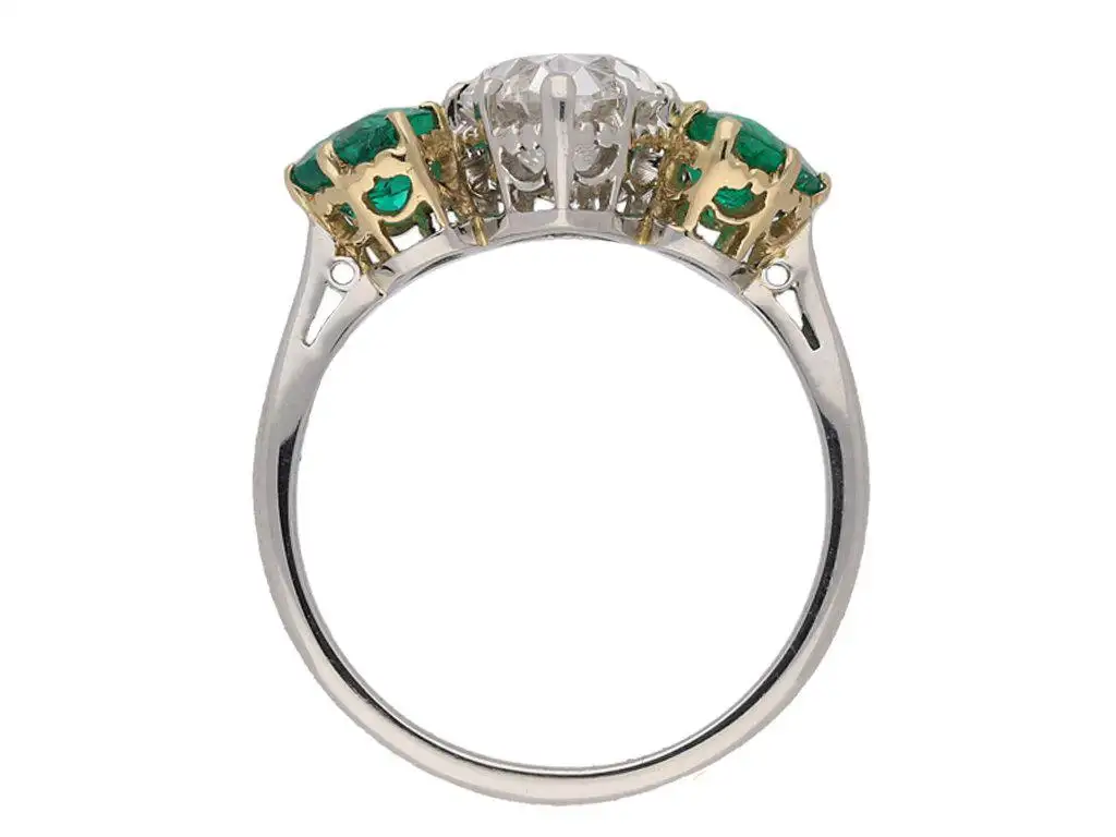 1920s-Drop-Shape-Natural-Unenhanced-Emerald-Old-Mine-Diamond-Ring-6.webp