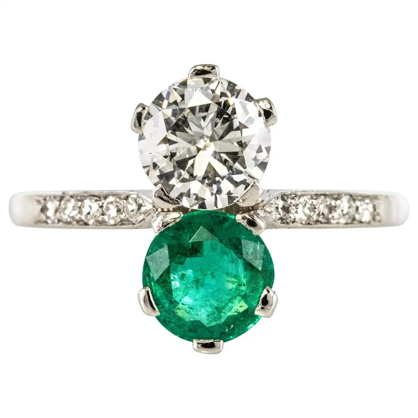 1930s-French-Platinum-Art-Deco-Emerald-Diamond-You-and-Me-Ring-7.webp