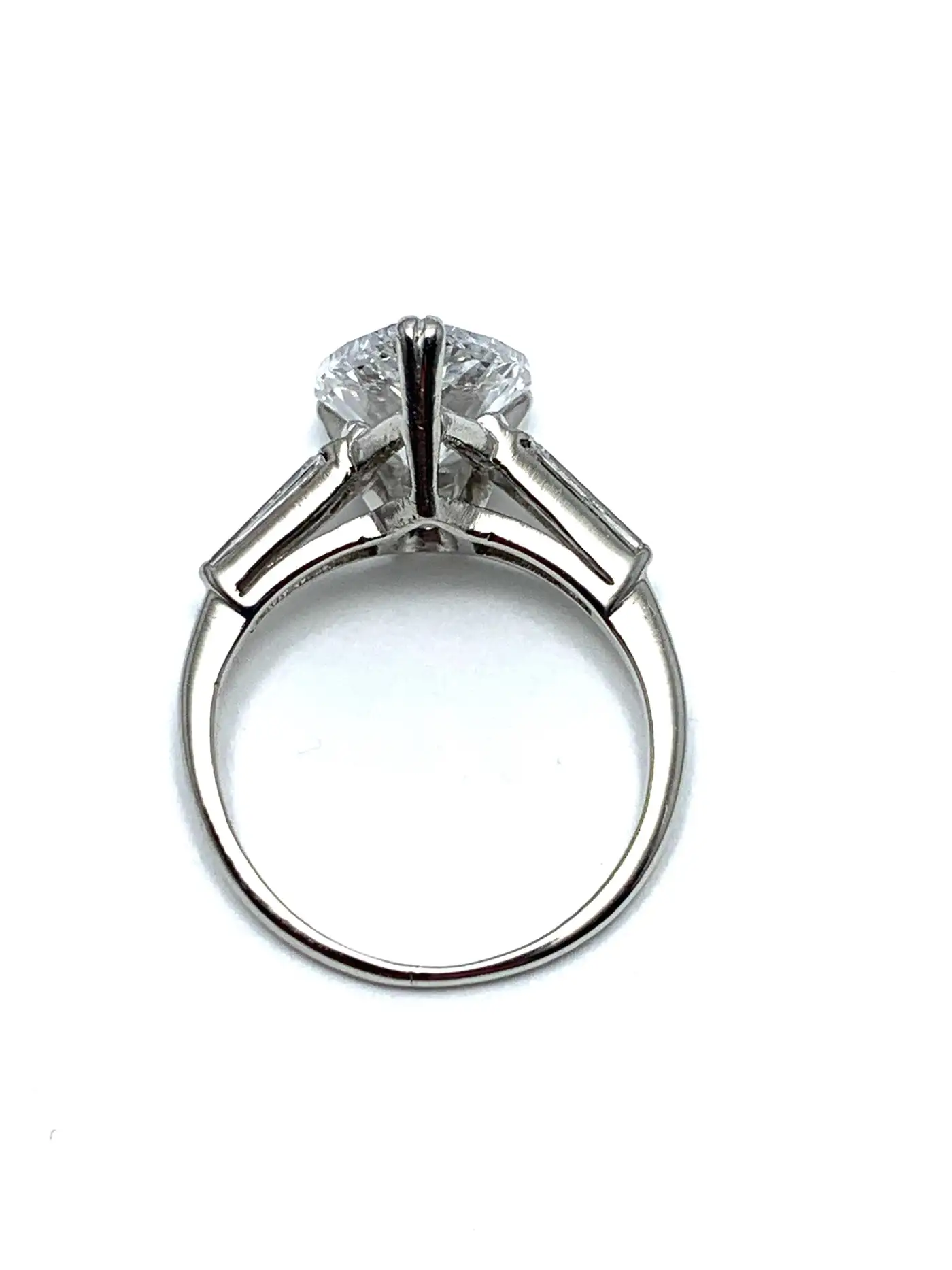 3.14-Carat-D-SI1-Pear-Shape-Diamond-and-Baguette-Diamond-Platinum-Ring-8.webp