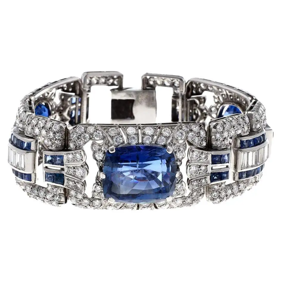 Art-Deco-Diamond-Sapphire-Platinum-Bracelet-1.webp